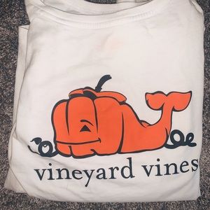 Vineyard Vines Pumpkin Halloween Long Sleeve Tee